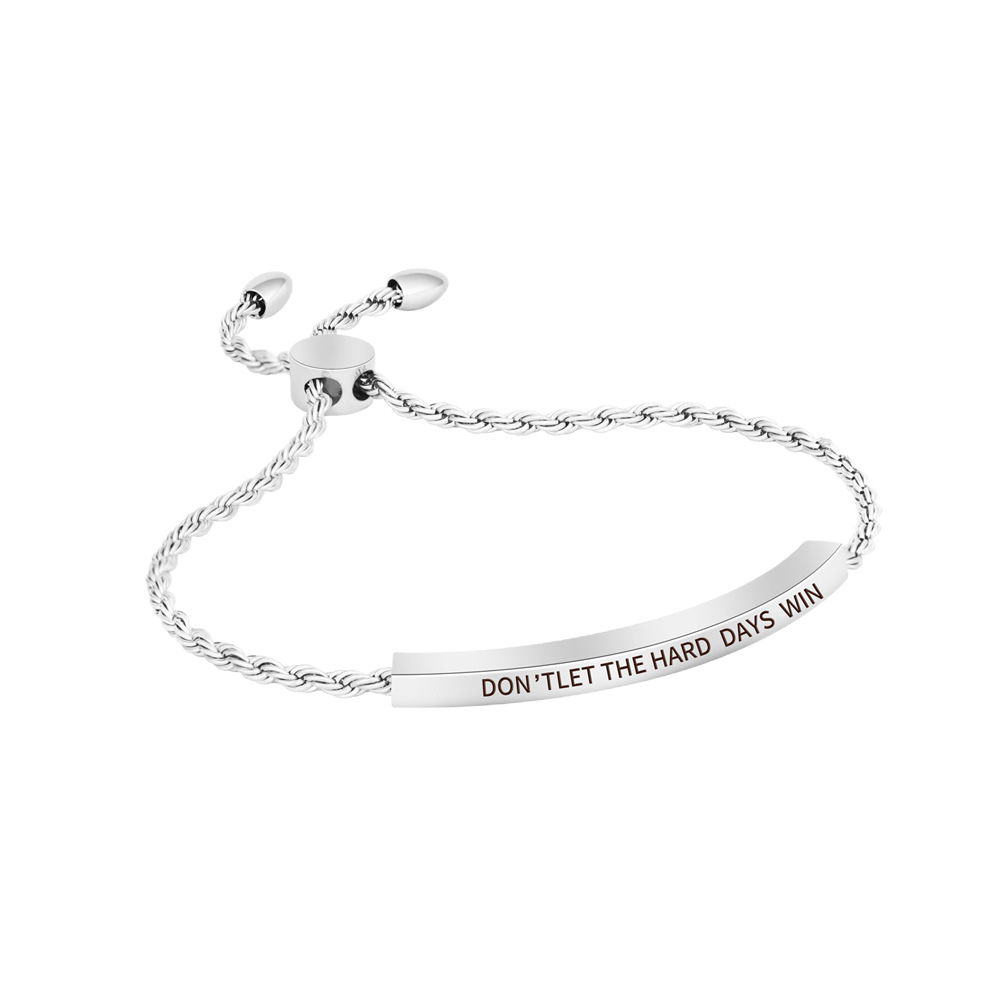 Veyena Luna Personalized Bar Bracelet - 0