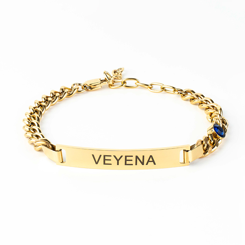Veyena Aurora Custom Name Bracelet (Men)