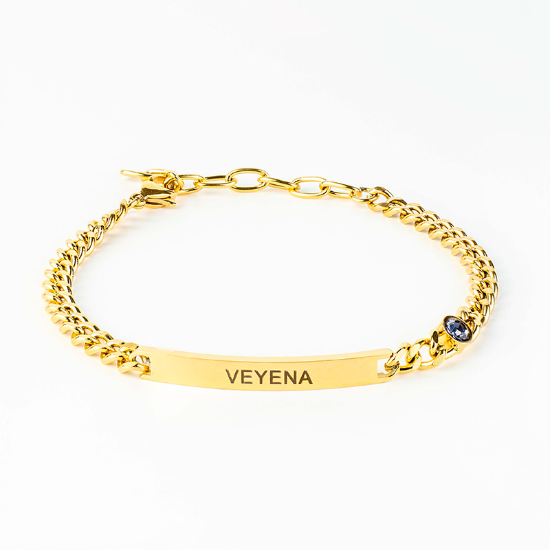 Veyena Aurora Custom Name Bracelet