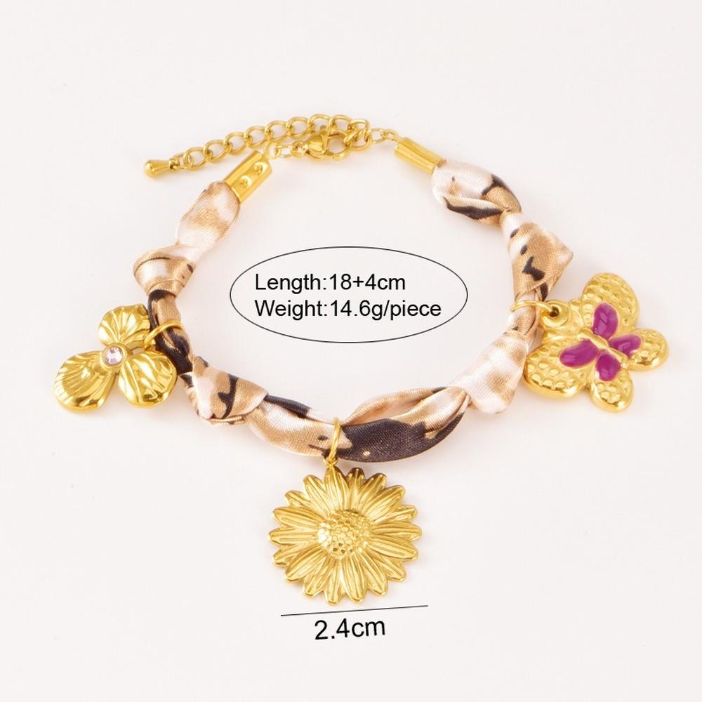 VEYENA Vintage Silk Charm Bracelet Collection - Image 6