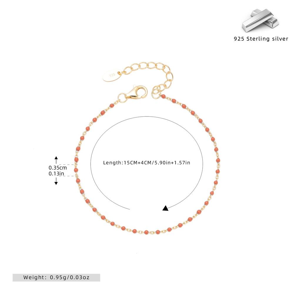 VEYENA Color Bead Chain Bracelet - Image 6
