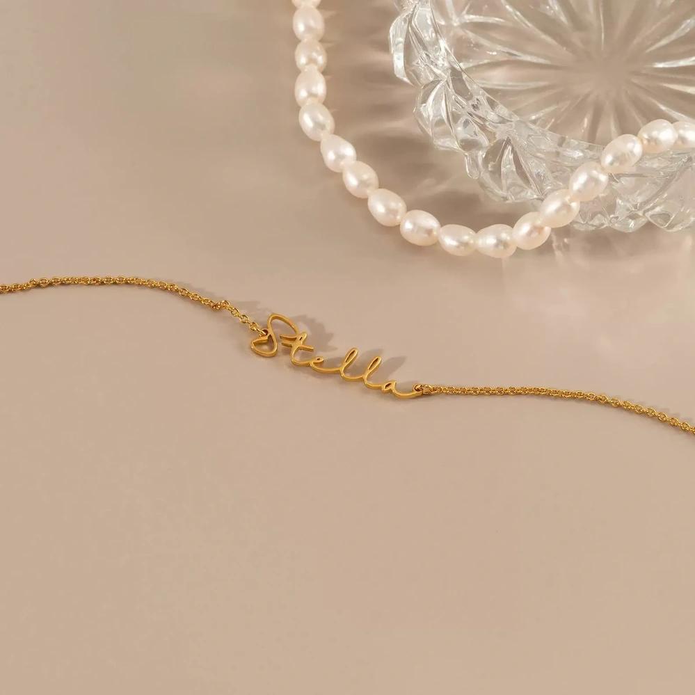 VEYENA Personalized Script Name Chain Bracelet - Image 3