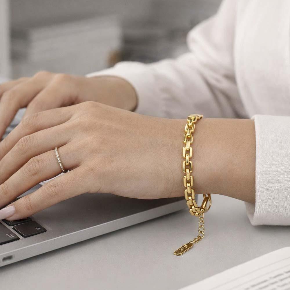 VEYENA Watch Link Chain Bracelet - Image 2