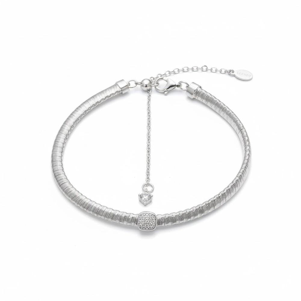 VEYENA Pave Square Bracelet