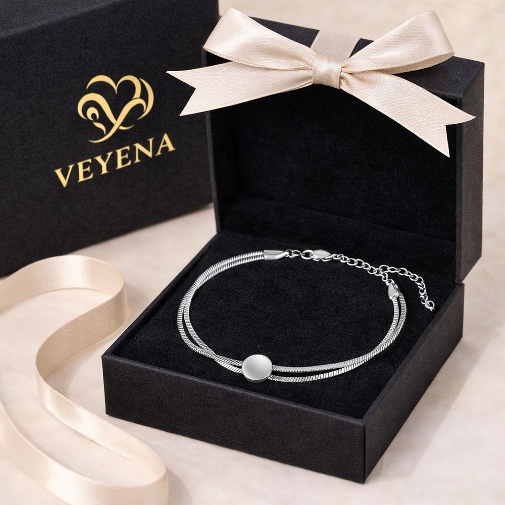 VEYENA Snake Chain Bead Bracelet - Image 5