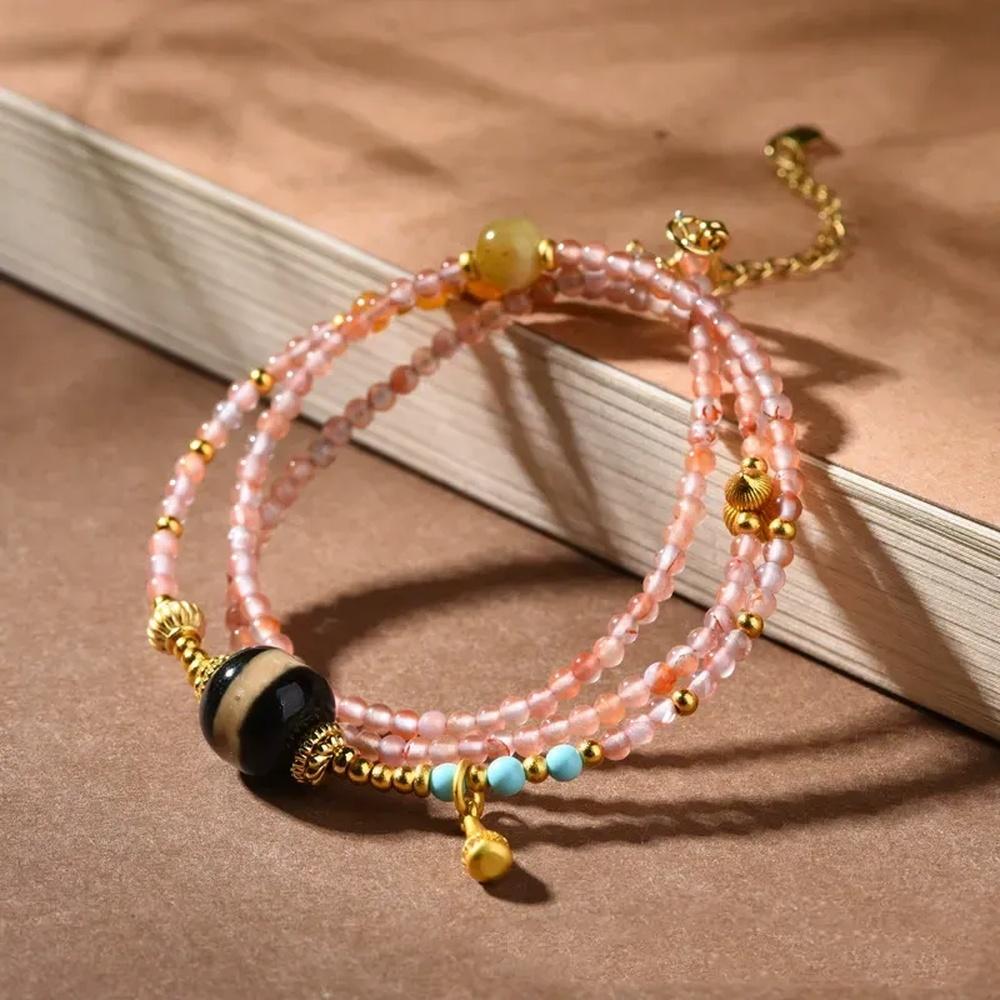 VEYENA Natural Gemstone Wrap Bracelet - Image 3