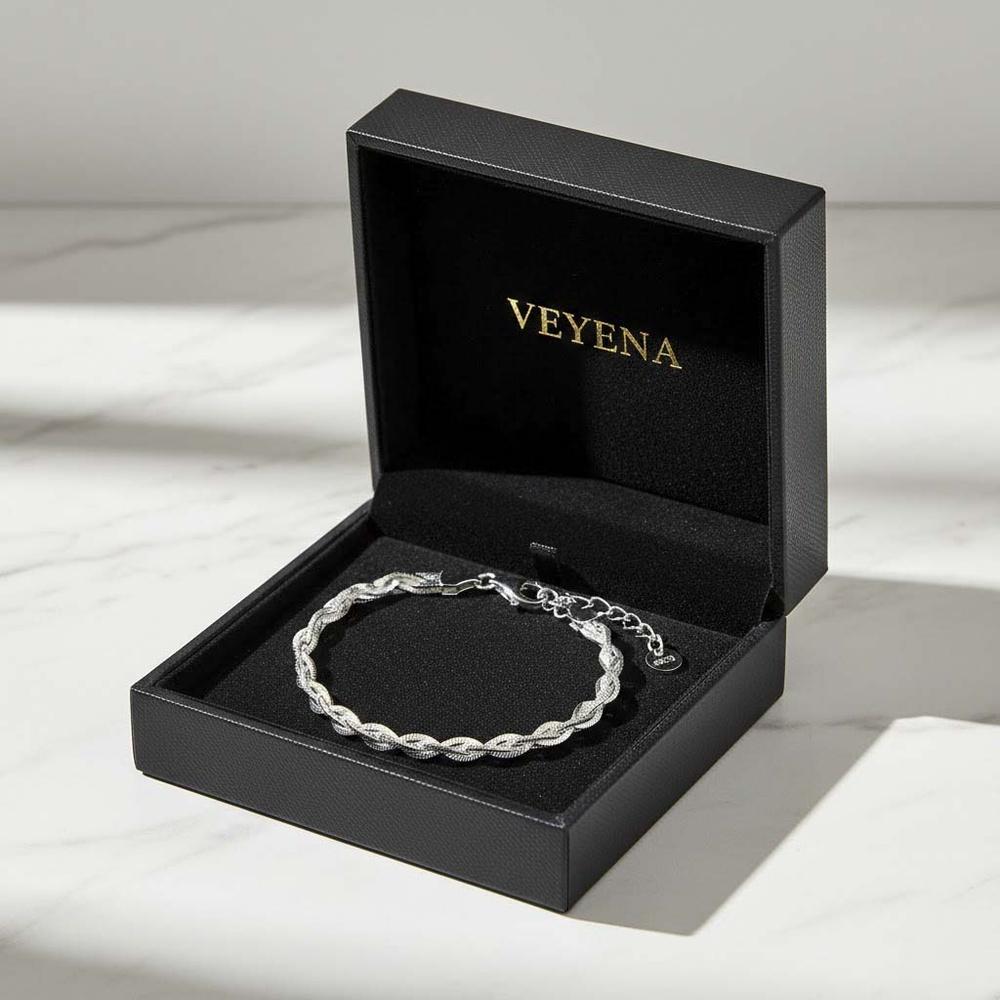 VEYENA Four Strand Braided Bracelet - Image 6