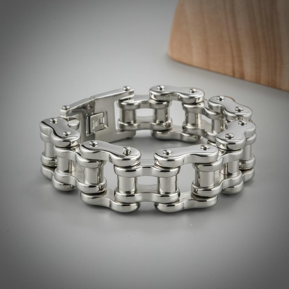 VEYENA Vintage Biker Chain Bracelet - Image 5