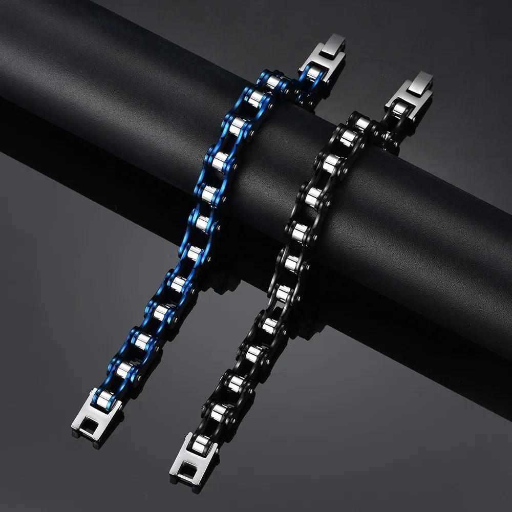 VEYENA Minimal Biker Chain Bracelet - Image 3