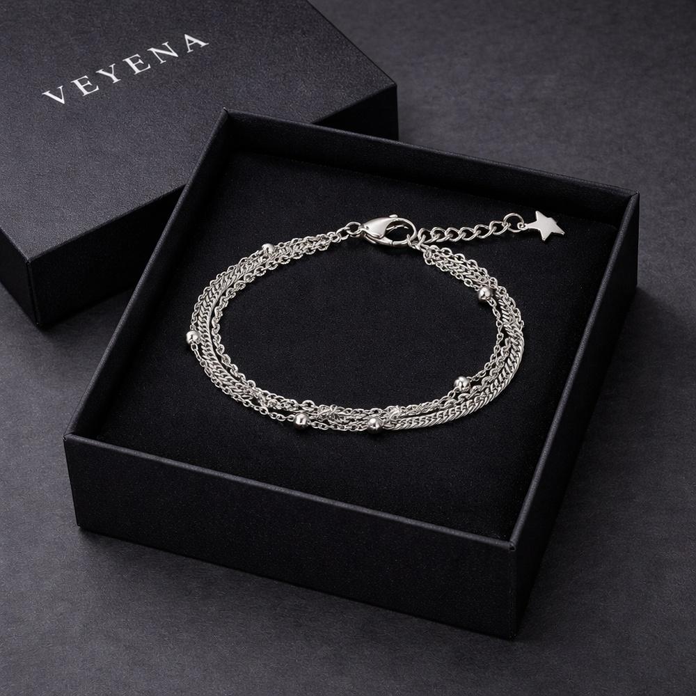 VEYENA Layered Chain Bracelet - Image 6