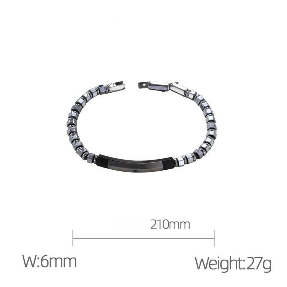 VEYENA Titanium Steel Beaded Bracelet - Image 6