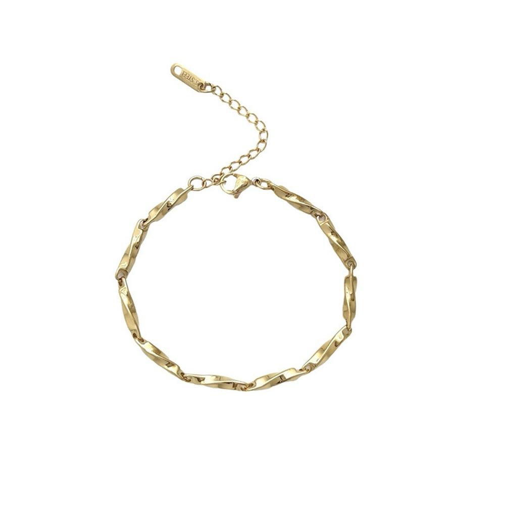 VEYENA Mobius Twist Titanium Steel Bracelet