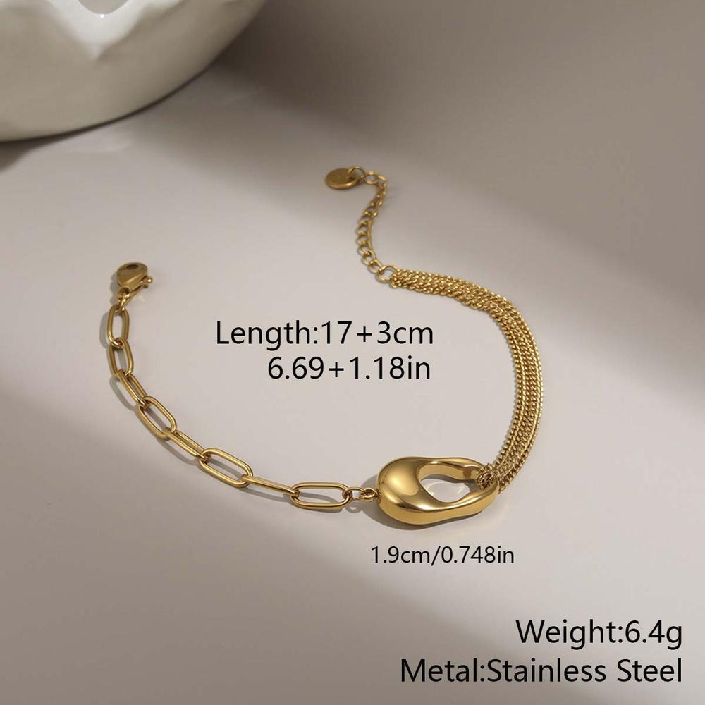 VEYENA Sculptural Chain Bracelet - Image 5