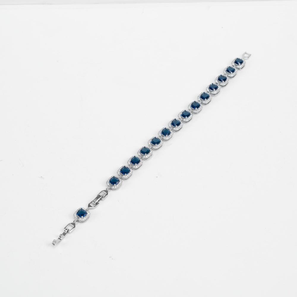 VEYENA Cushion Stone Link Bracelet - Image 3