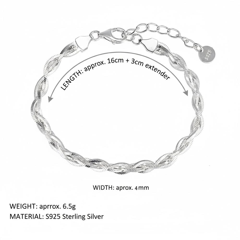 VEYENA Four Strand Braided Bracelet - Image 5