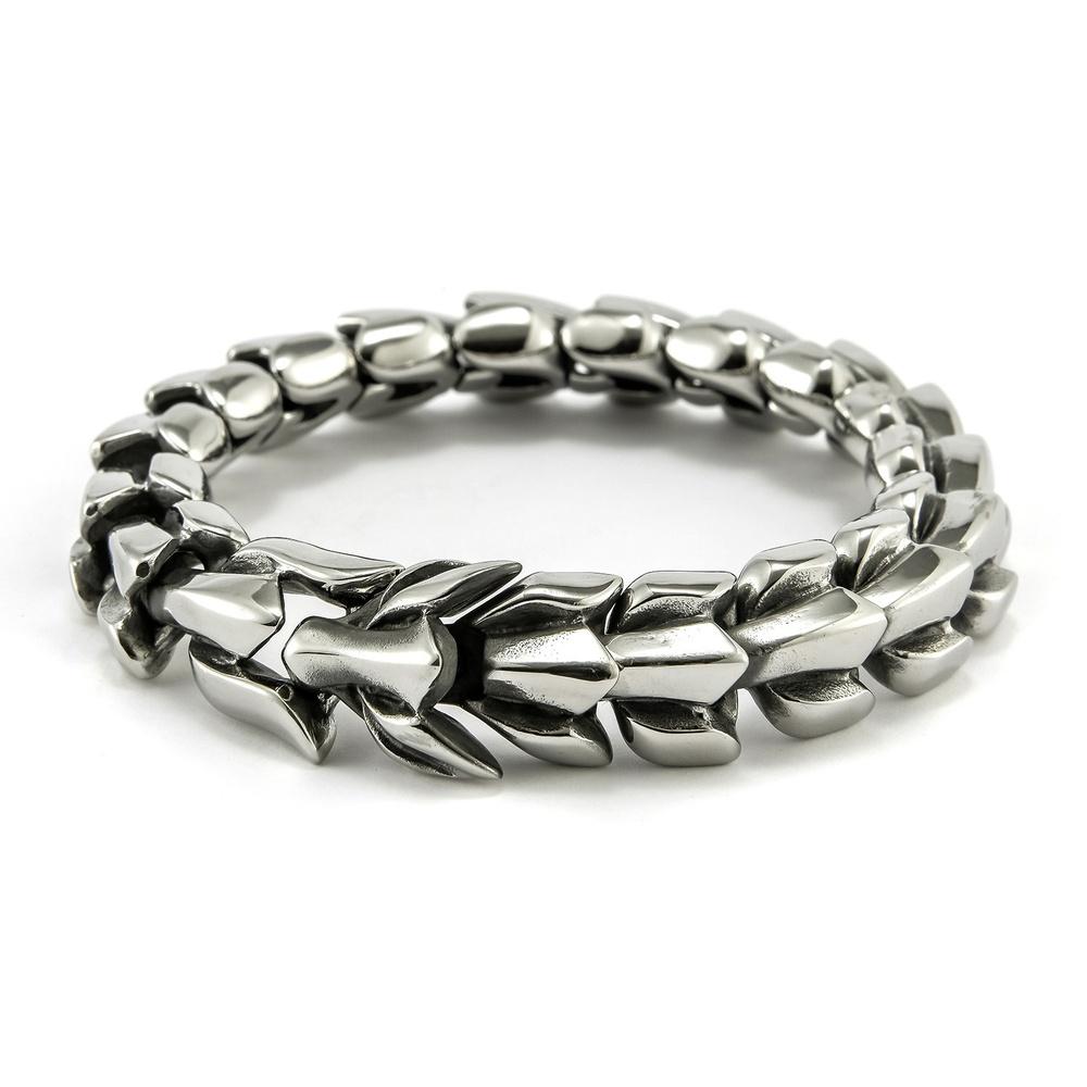 VEYENA Dragon Spine Titanium Steel Bracelet
