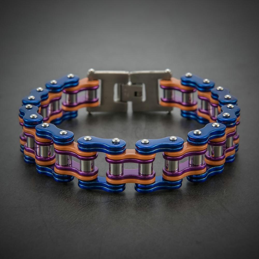 VEYENA Classic Biker Chain Bracelet - Image 4