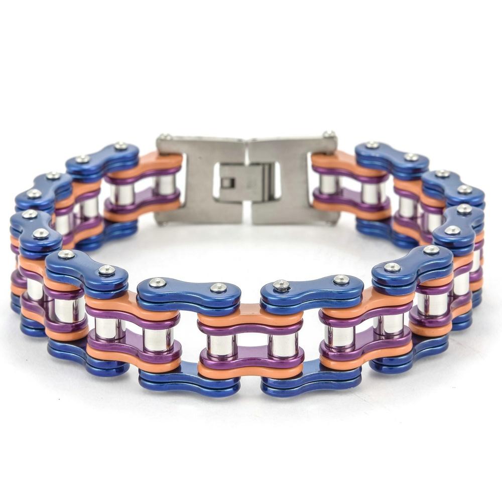 VEYENA Classic Biker Chain Bracelet