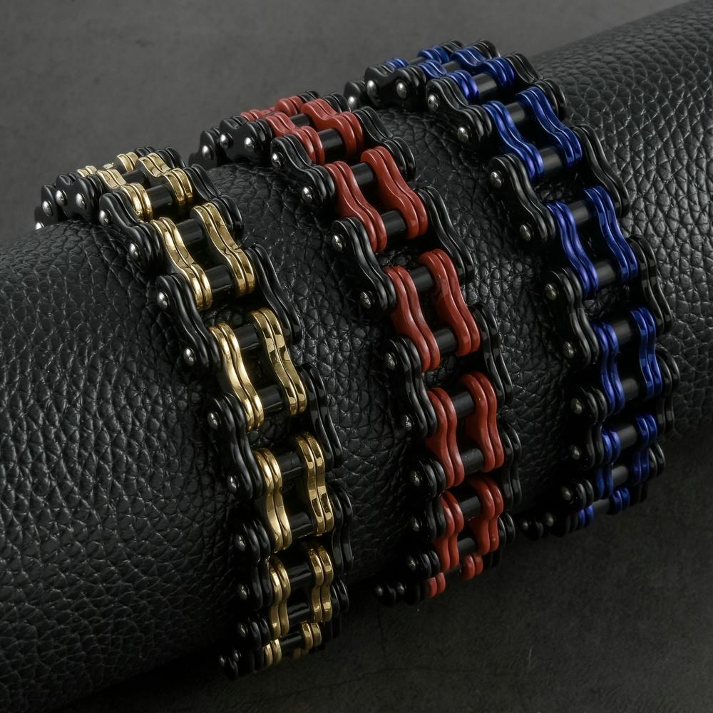 VEYENA Classic Biker Chain Bracelet - Image 5