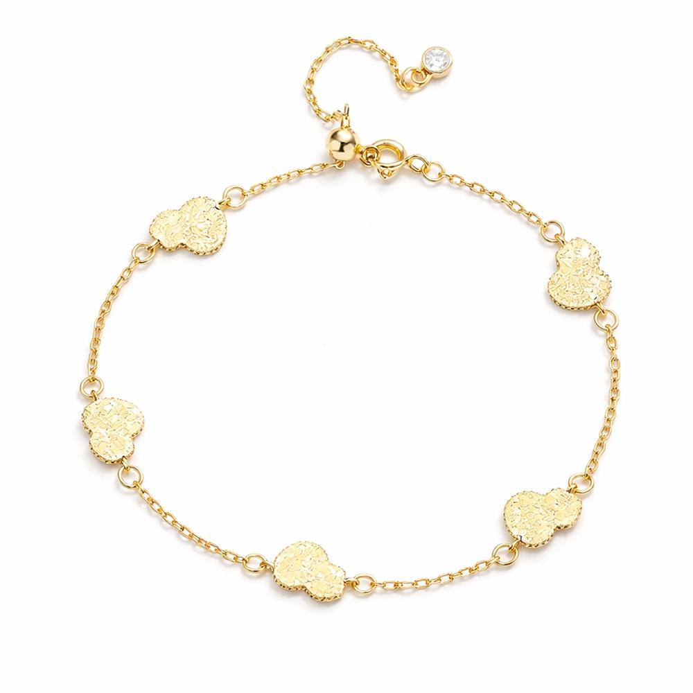 VEYENA Frosted Gourd Chain Bracelet