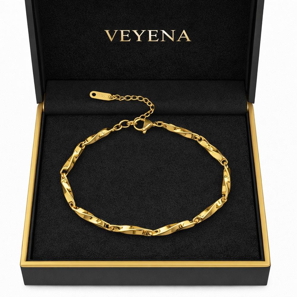VEYENA Mobius Twist Titanium Steel Bracelet - Image 5