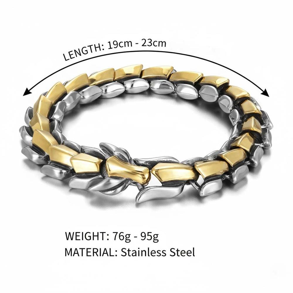 VEYENA Dragon Spine Titanium Steel Bracelet - Image 6