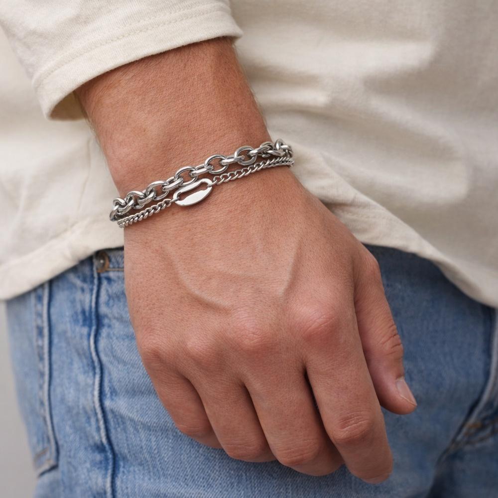 VEYENA Cuban Chain Bracelet - Image 2