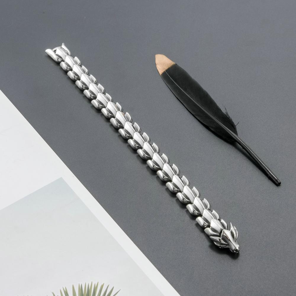 VEYENA Dragon Spine Titanium Steel Bracelet - Image 3