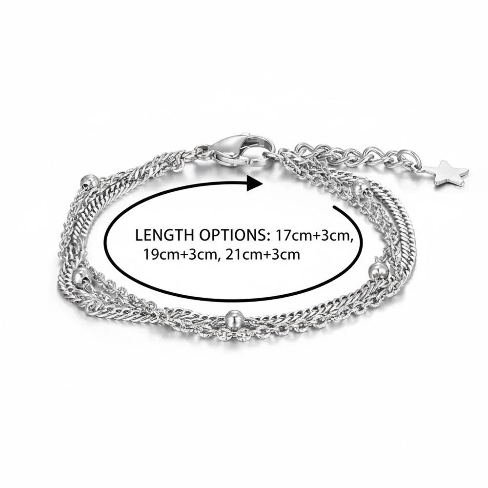 VEYENA Layered Chain Bracelet - Image 5