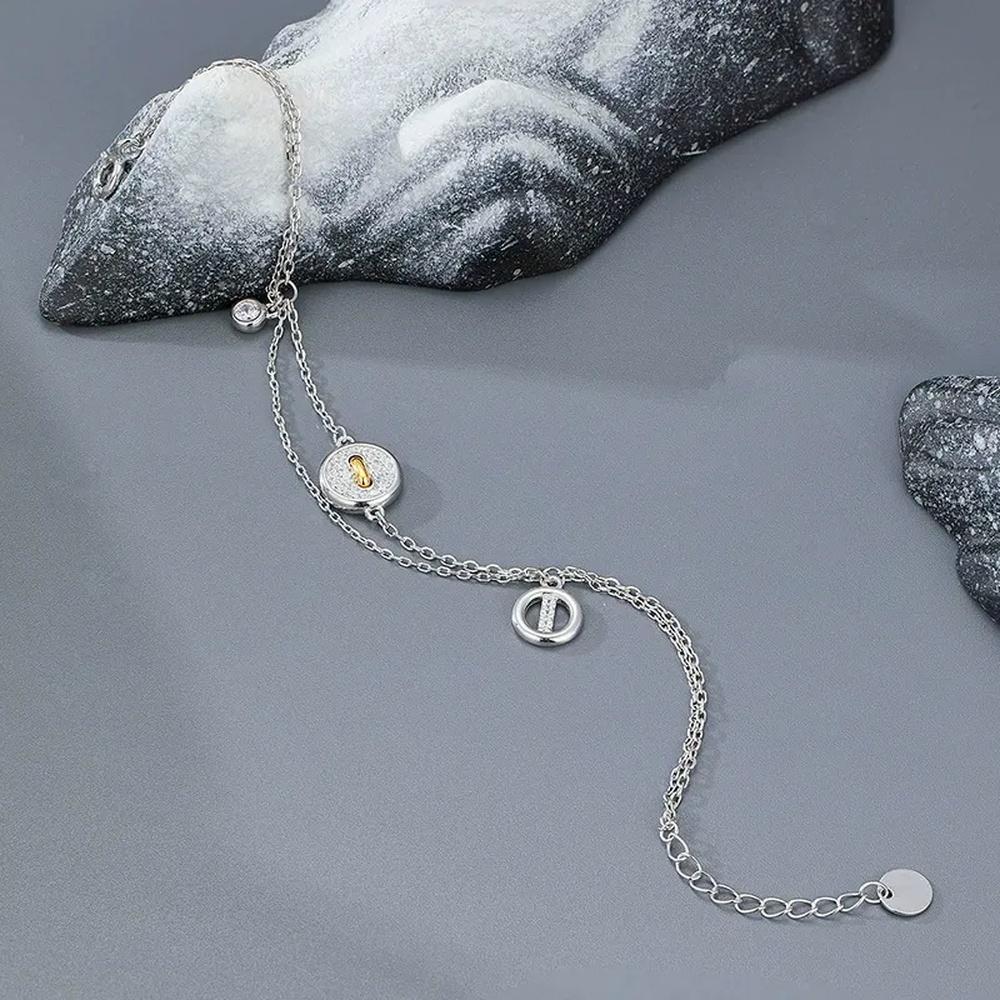 VEYENA S925 Double Chain Accent Bracelet - Image 4